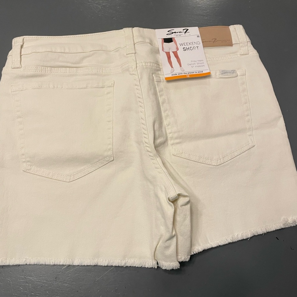 Seven7 White Denim Pants
